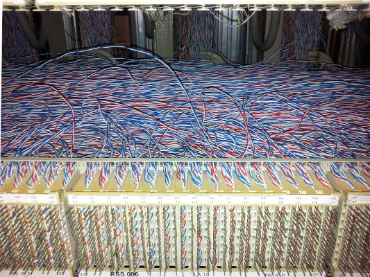 Wiring in the DSLAM at Orange Business Services