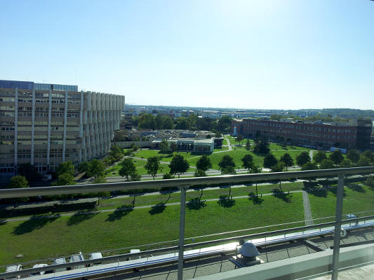 View from test bench at Airbus